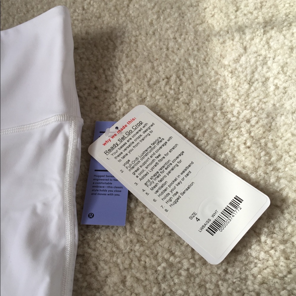 NWT Lululemon Ready Set Go Crop Leggings (21”) - Picture 5 of 6